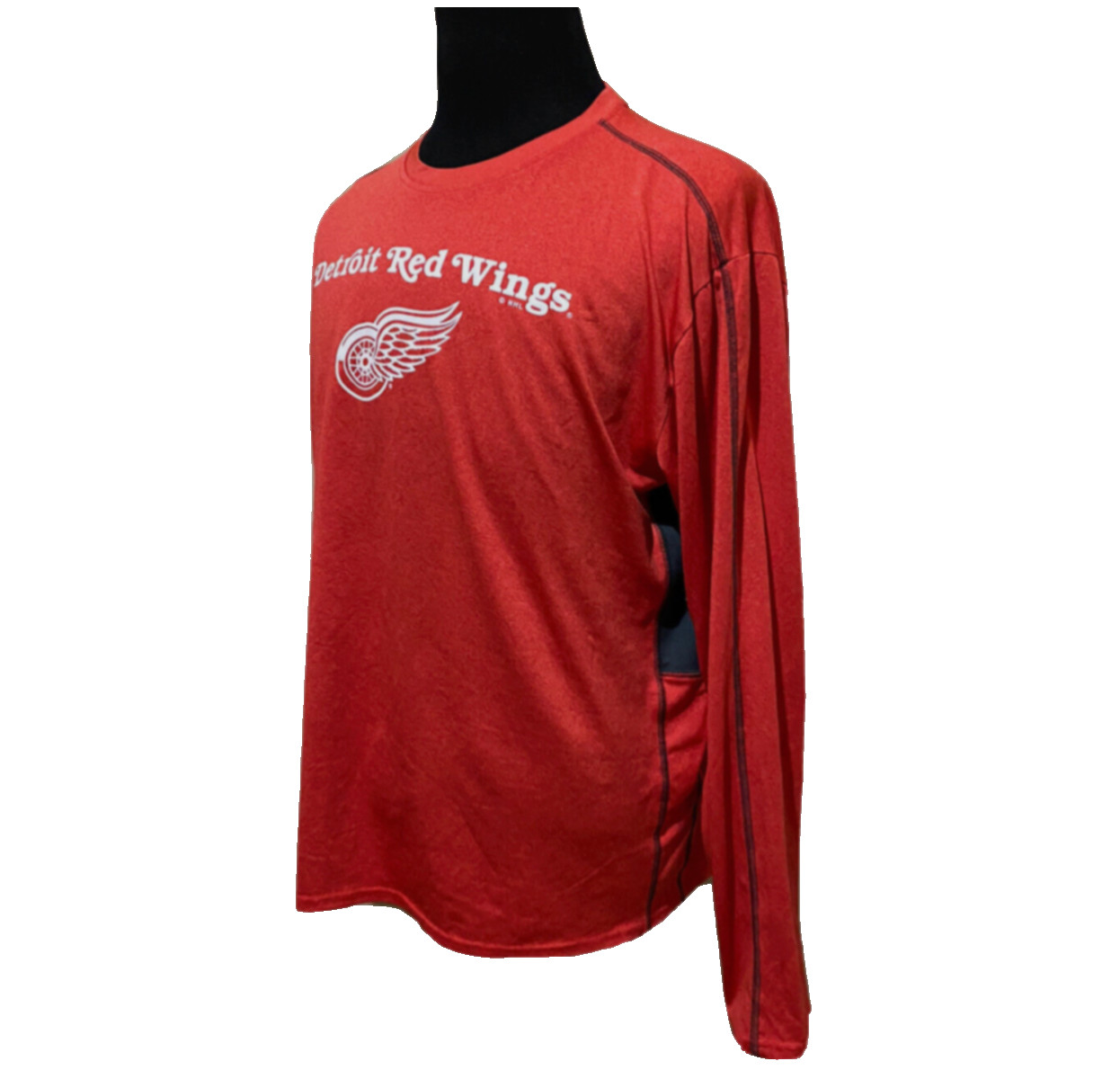 Detroit Red Wings NHL Official Licensed Mens XL Shirt Jersey Hockey Logo Graphic