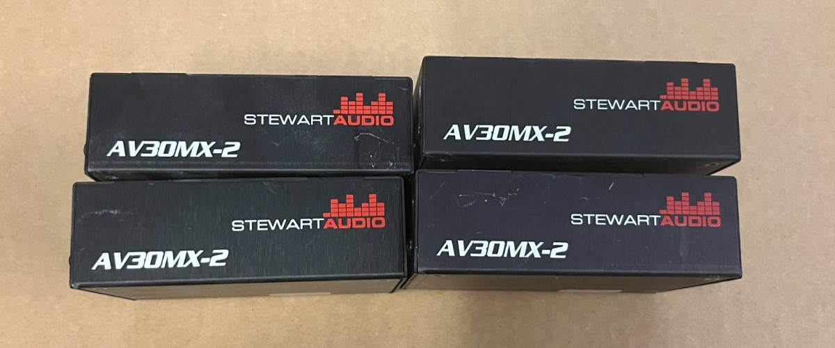 Lot of 4 - Stewart Audio AV Series AV30MX-2