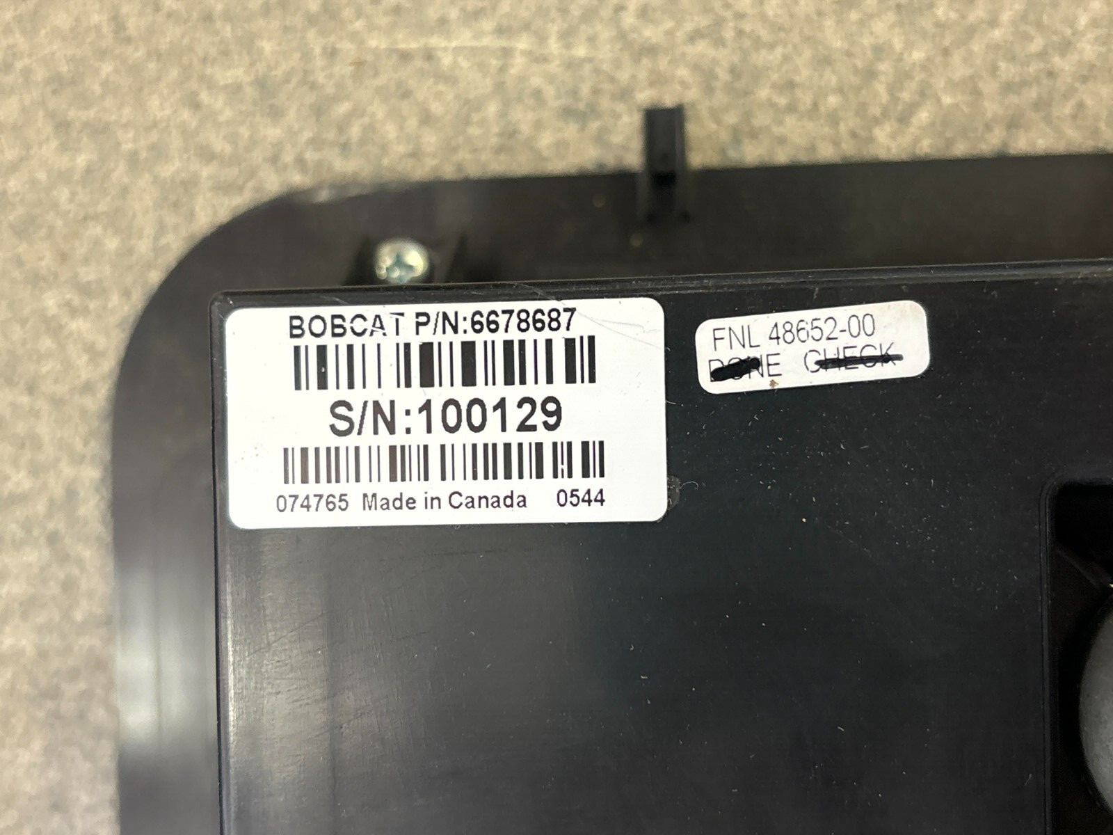 6678687 OEM BOBCAT KEYLESS ENTRY PANEL FOR 5600 WORK MACHINES