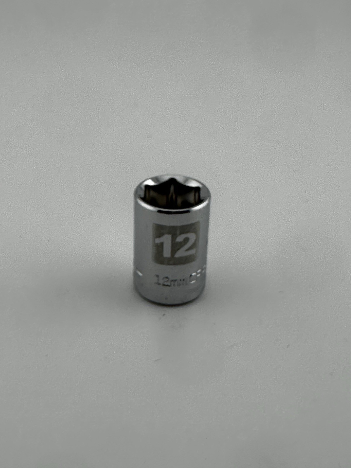Craftsman 12mm Socket 6 Point 1/4" Drive 43608.  Easy Read. 396