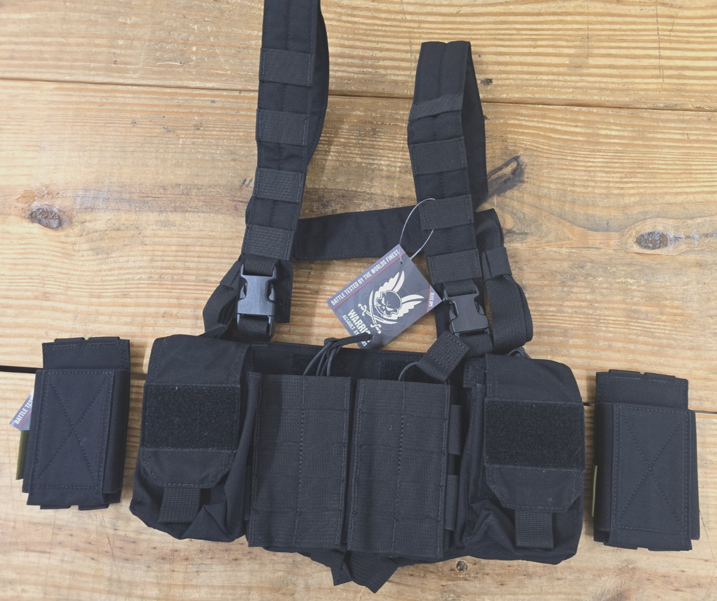 Warrior Assault Systems Pathfinder Chest Rig Black PCR-BLK