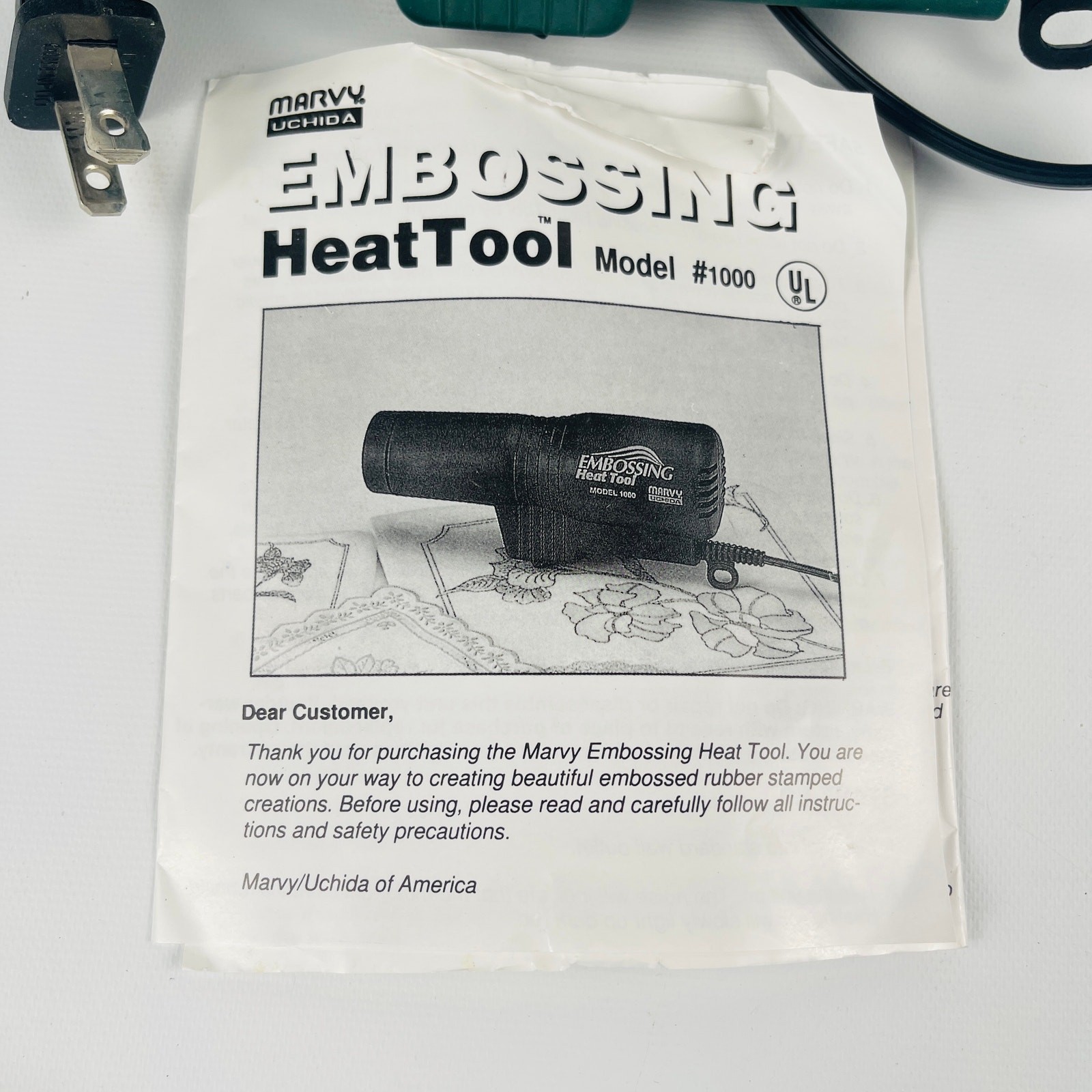Marvy Uchida Embossing Heat Tool Model #1000