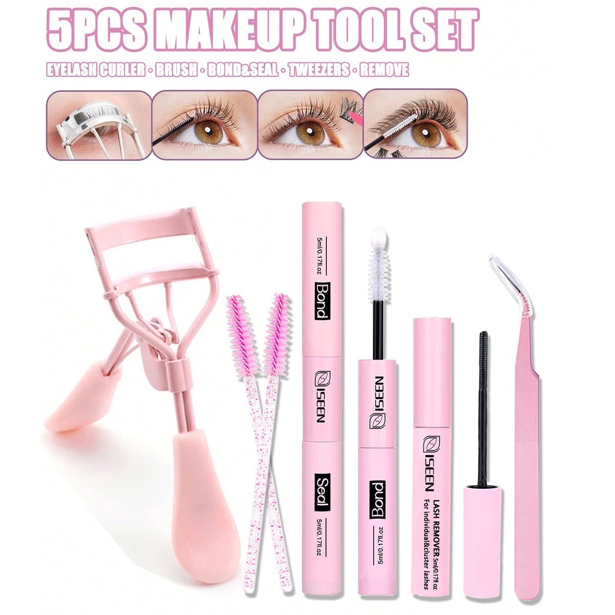 Lash Bond and Seal Glue 10ml Super Hold Long Lasting Non Irritating lash Cluster