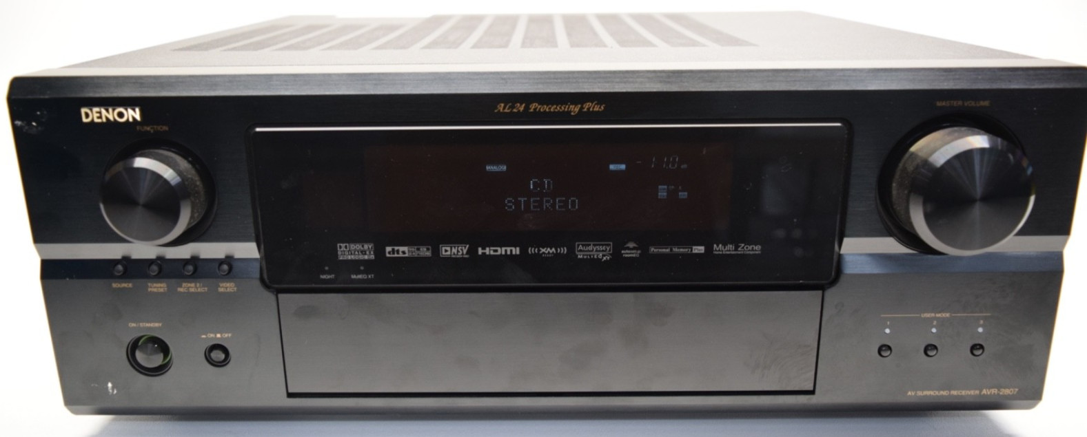 Denon AVR-2807 AL24 Processing Plus 7.1 Channel Surround Sound Receiver