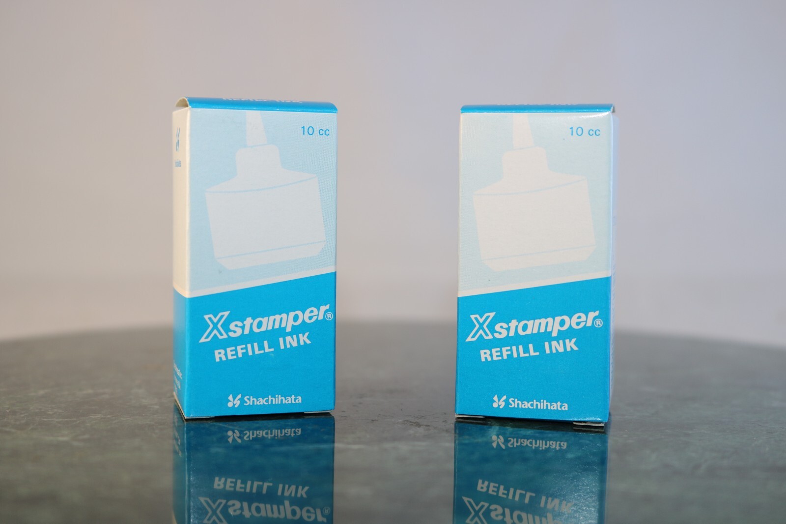 2 Bottles of Xstamper Red Refill Ink 22111 10ml Bottle by Shachihata New Sealed