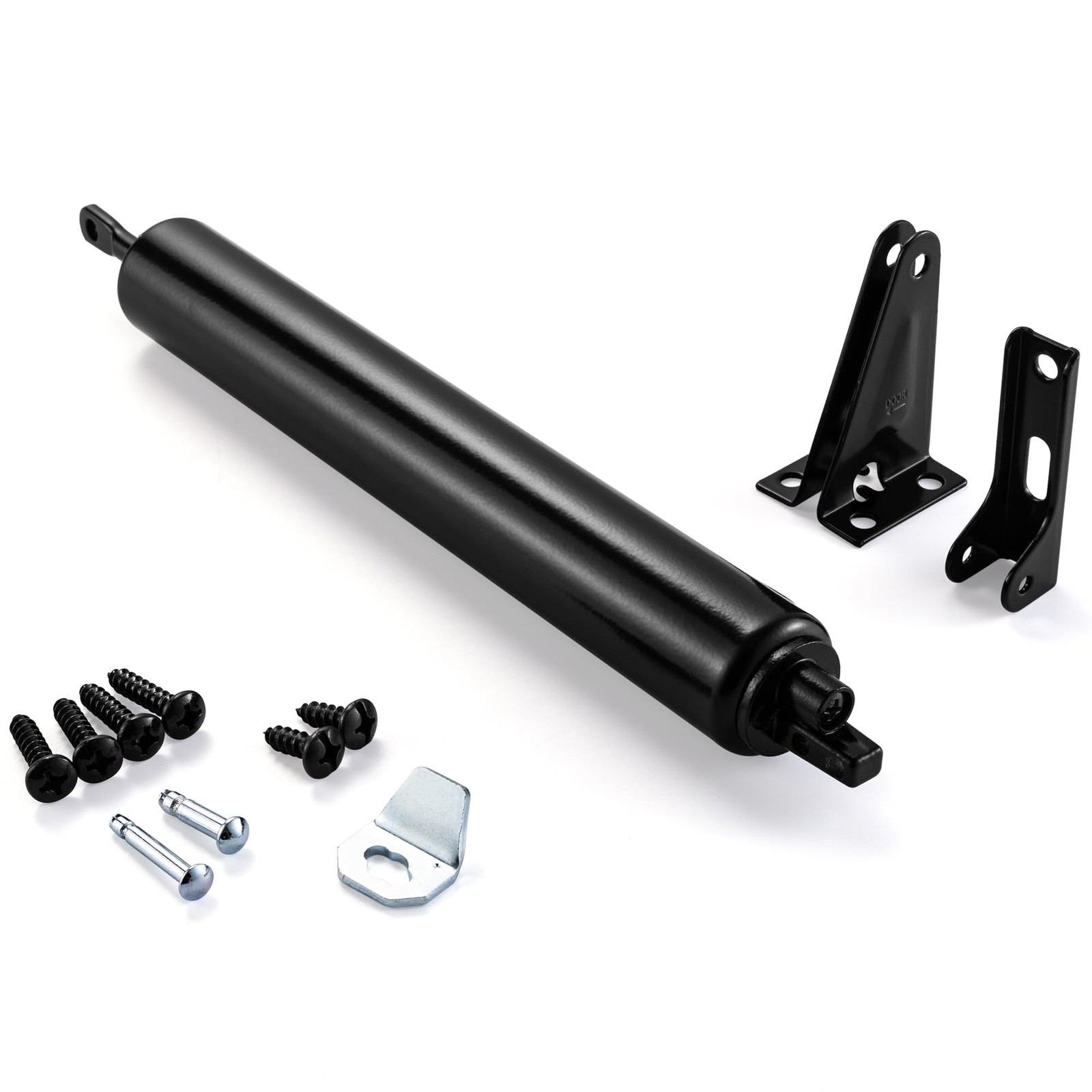 Screen Door Closer Pneumatic 9 Inch Black Heavy Duty Storm Door