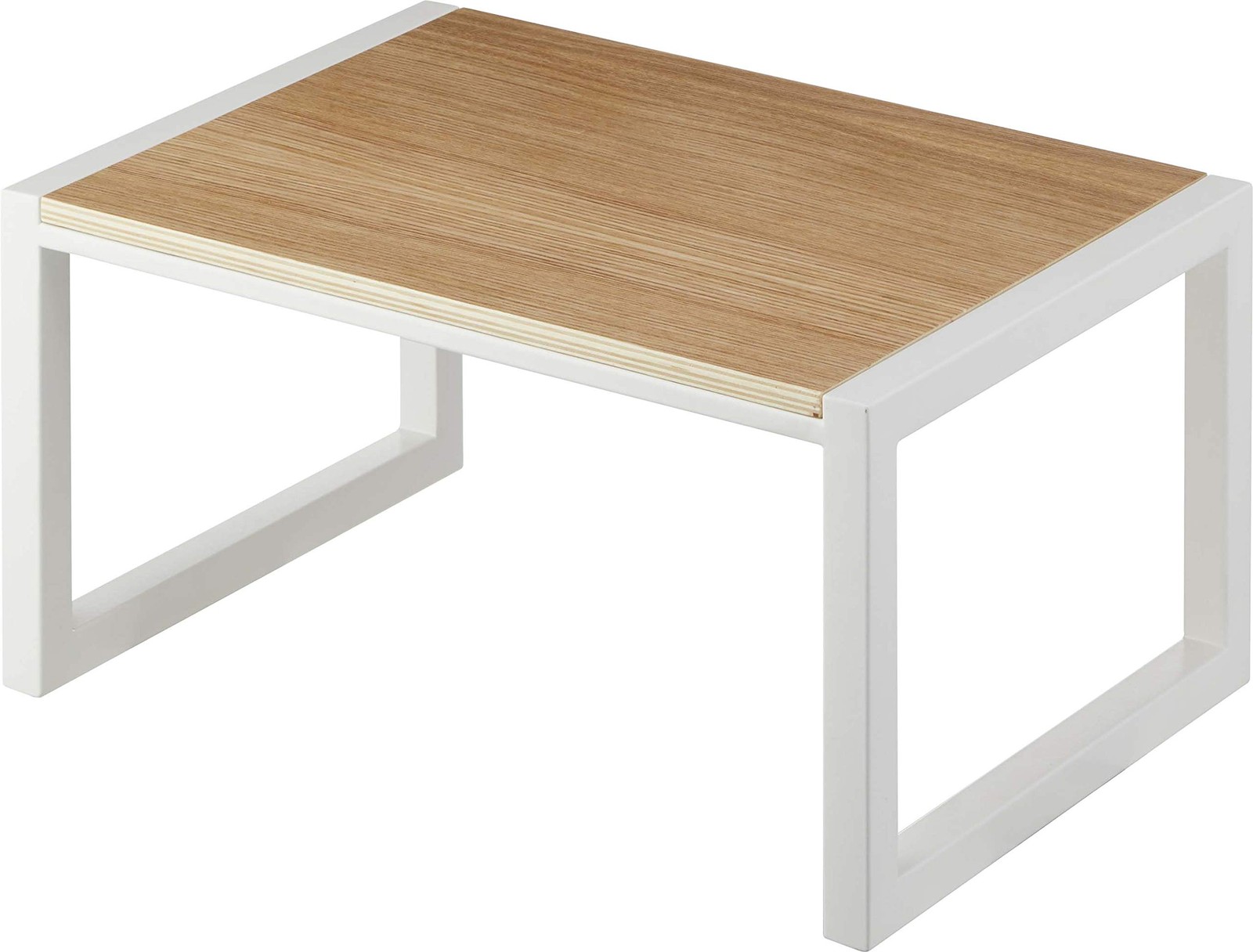 Yamazaki Tower Step Stool, White, W40 x D28 x H20cm