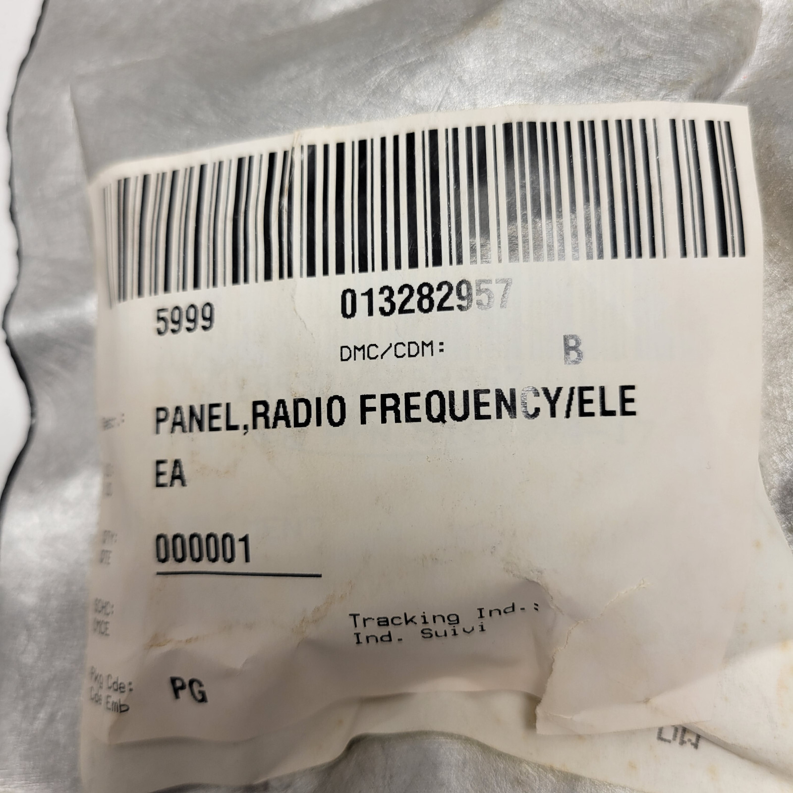 5999-01-328-2957 Ventilating Radio Frequency/electromagnetic Interfer Shield