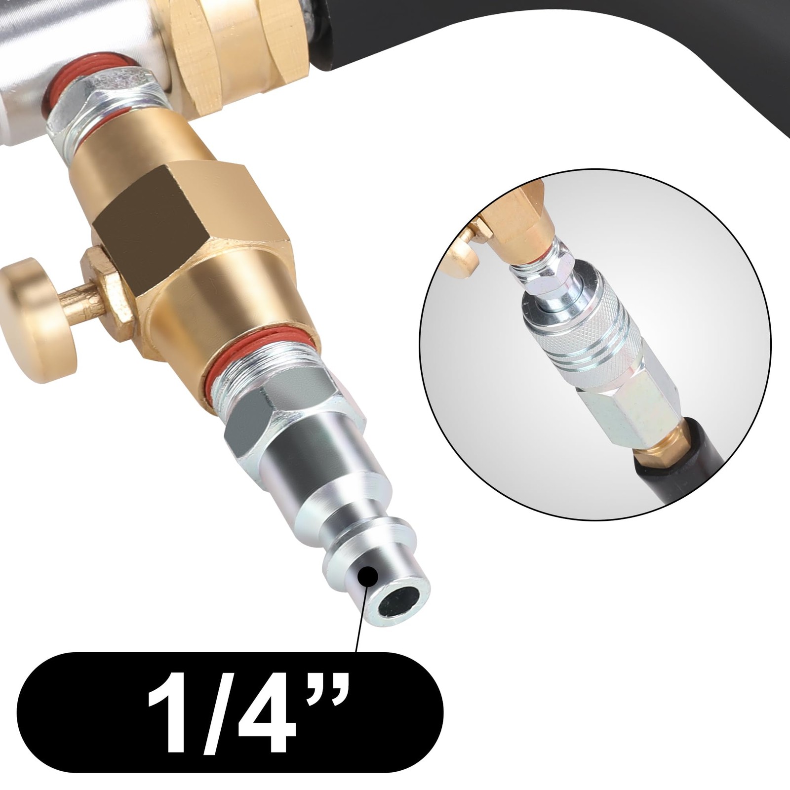 Water Heater Cleaning and Flushing Tool Gun with Air