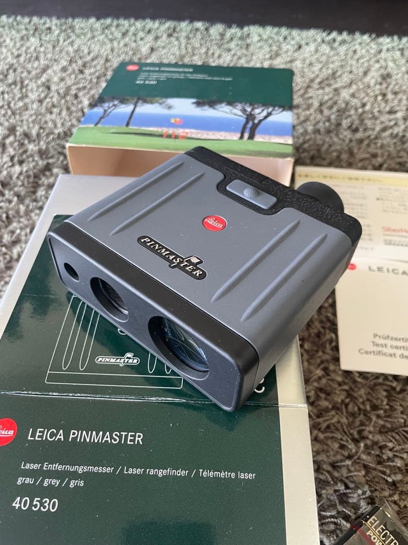 Leica Pinmaster Golf Laser Rangefinder Gray Sealed