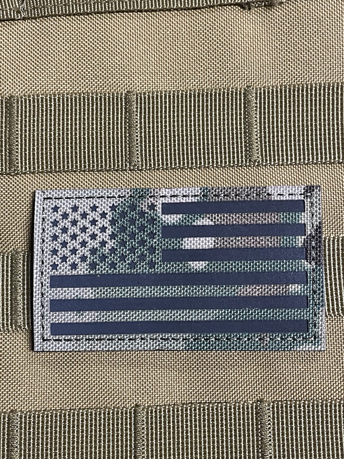 IR American Flag America USA Military Combat Tactical patch Multicam 3.6”