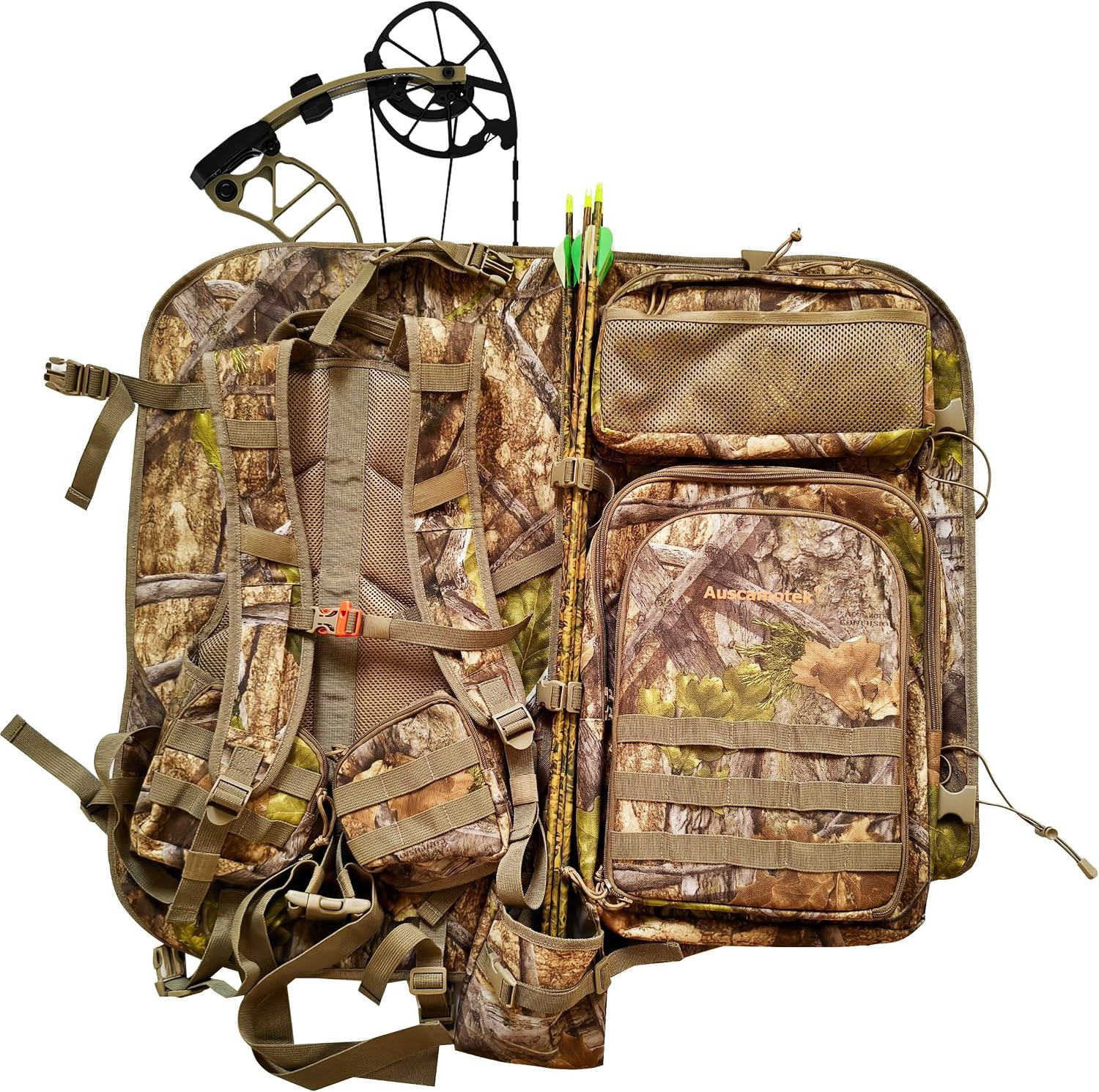 Bow Hunting Backpack for Archery – Compound Bow & Arrow Pack with Quiver Holder,