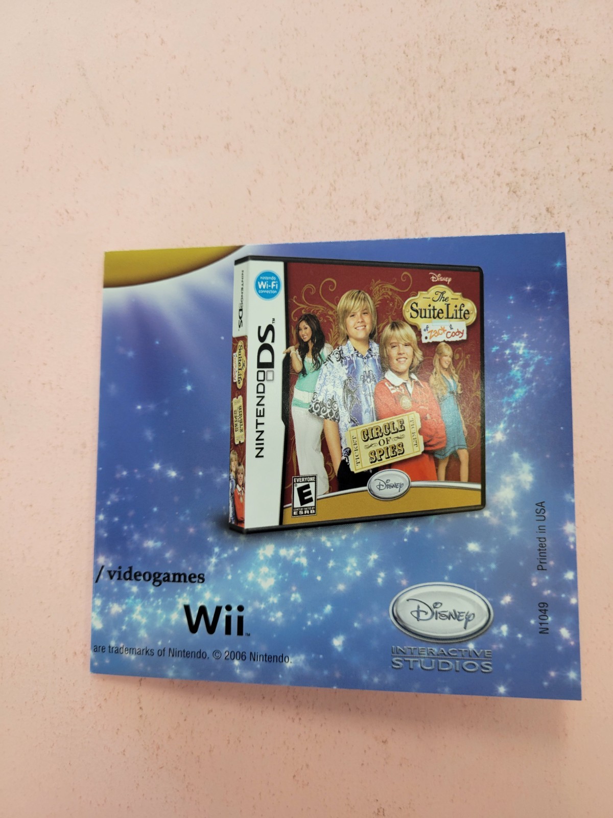 Disney Enchanted Poster Nintendo DS Only