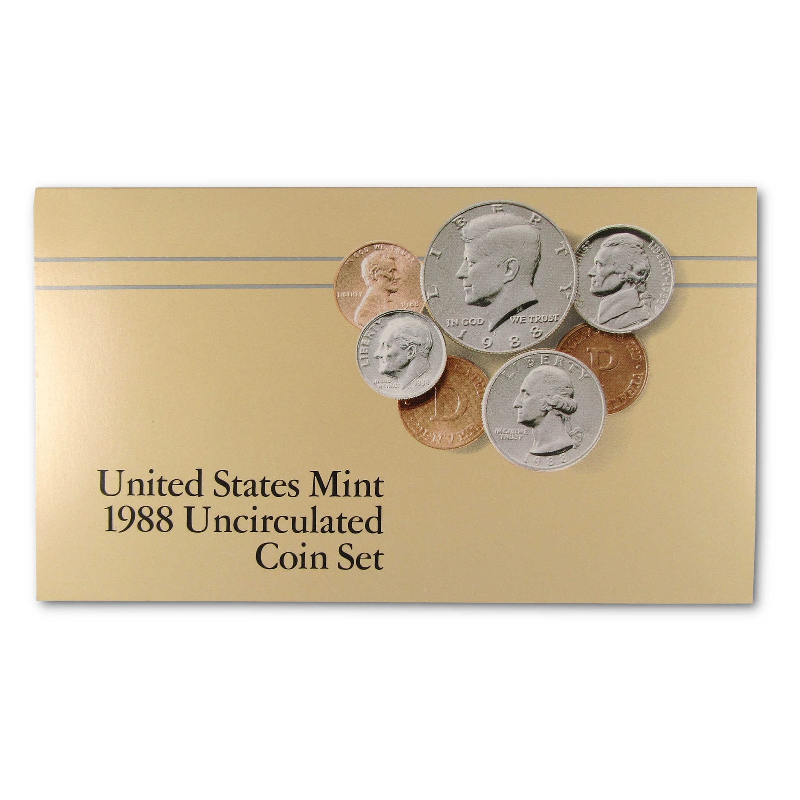 1988 Uncirculated Coin Set U.S Mint Original Government Packaging OGP