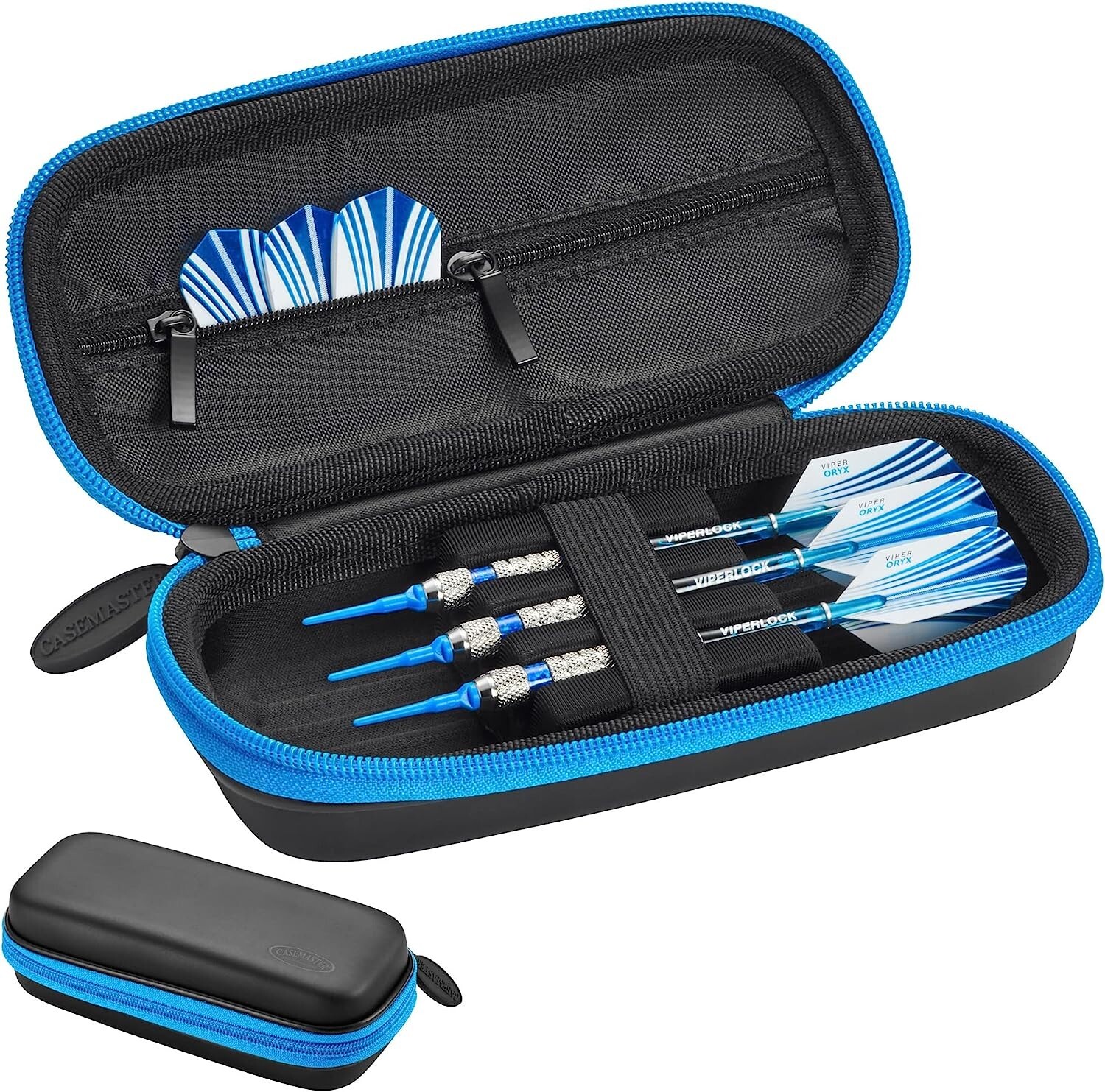 Casemaster Warden Dart Case for Steel and Soft Tip Darts, with a Tough EVA Foam