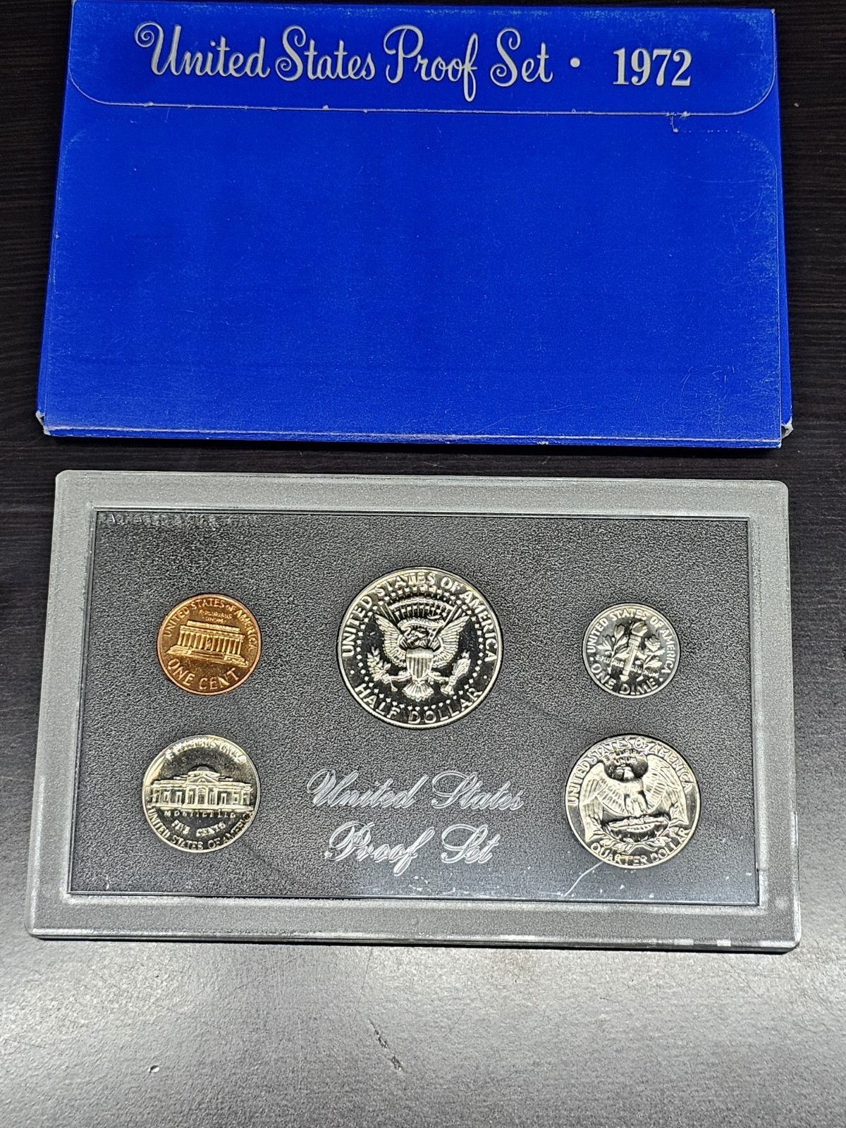 1972 US Mint Proof Set, OGP, US Mint Blue Box