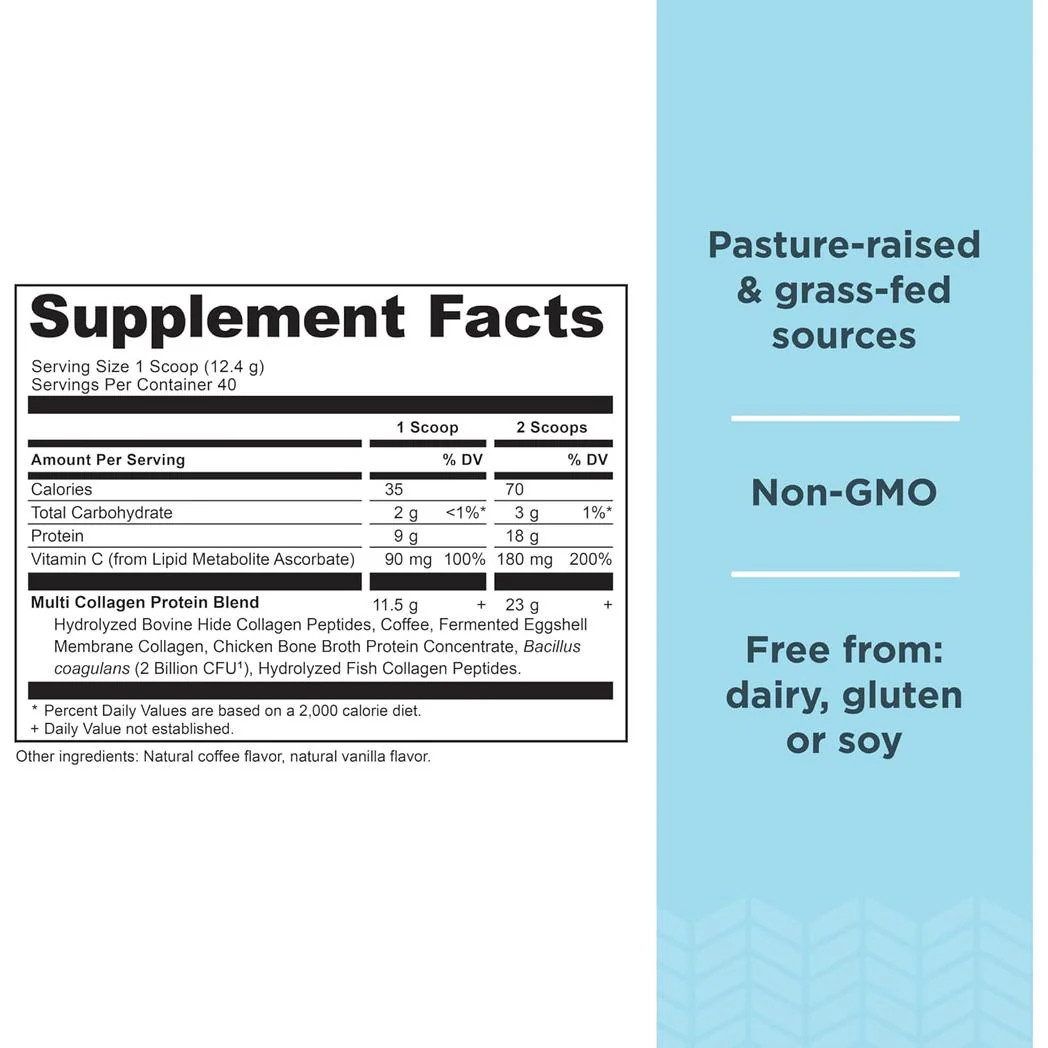 Ancient Nutrition Hydrolyzed Cold Brew Multi Collagen Protein