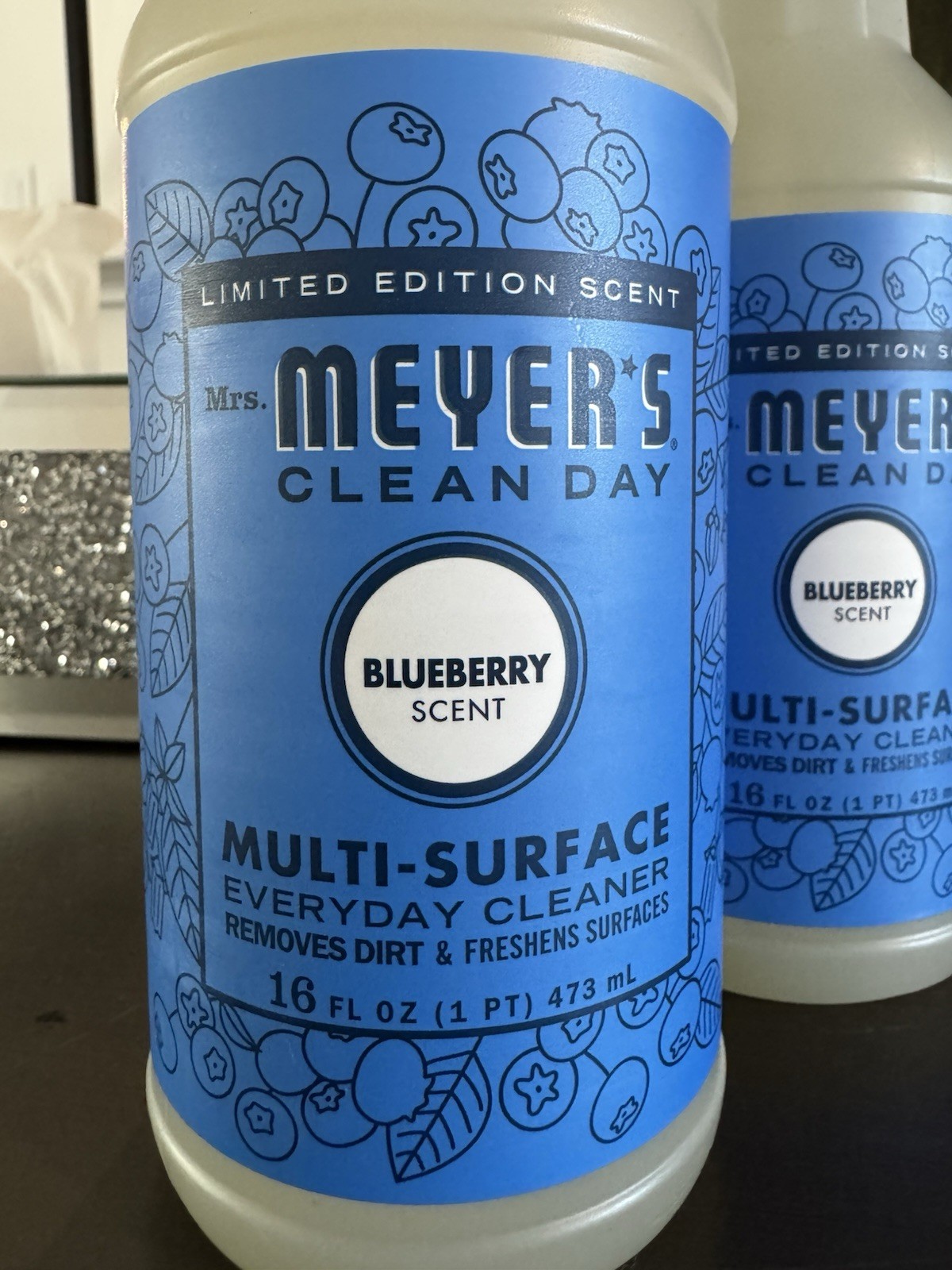 Mrs Meyers LIMITED EDITION Multi-Surface Cleaner BLUEBERRY 2 Pack