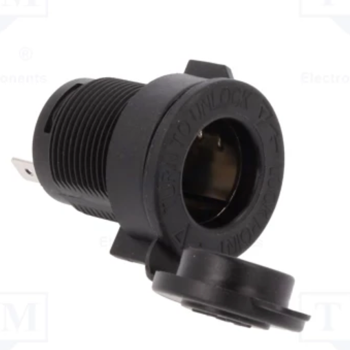 SCI A13-142-BB1 (1250509) 12/24VDC 20A CHARGER OUTLET SOCKET *D19