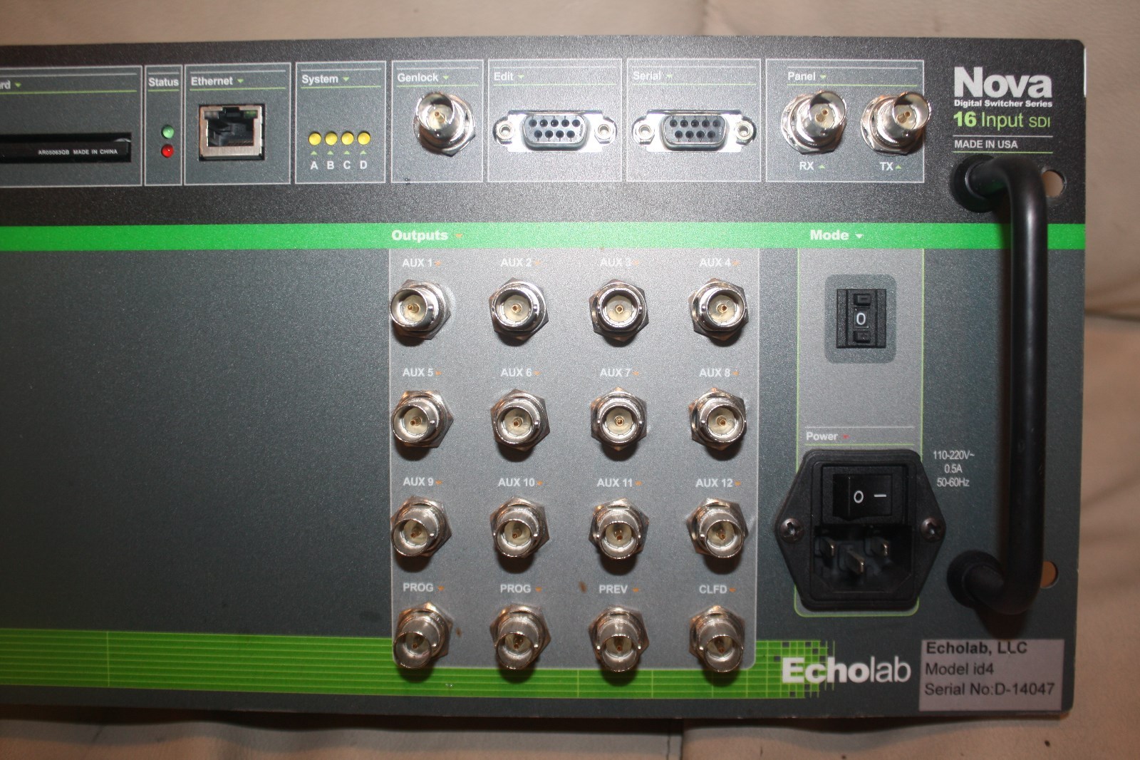 ECHOLAB 700 SDI Switcher