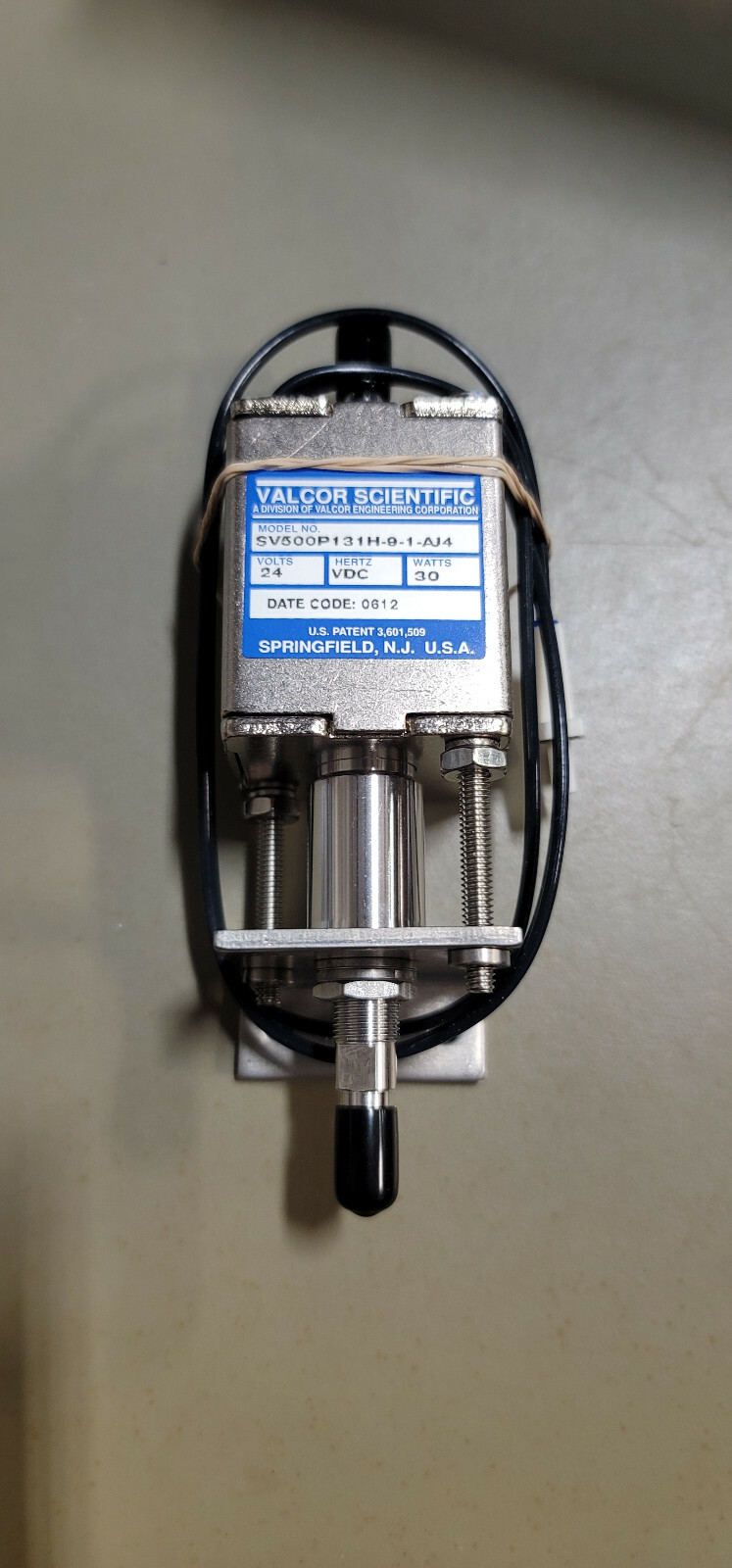 24VDC Valcor SV500P131H-9-1-AJ4 Precision Control Valves & Metering Pump