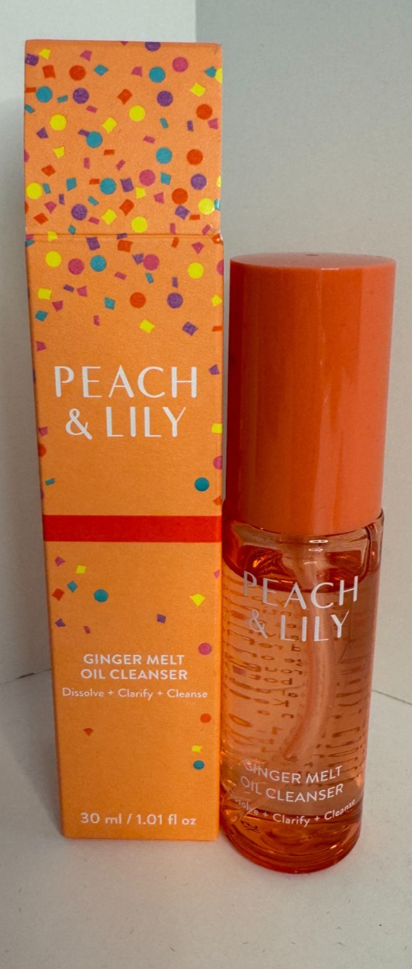 NEW ❤ Peach & Lily Ginger Melt Oil Cleanser – 1.01 oz (30 ml) NEW in box