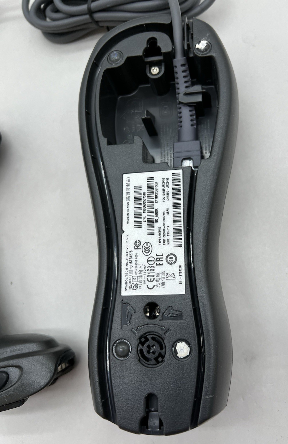 Zebra Symbol DS6878-SR20007WR Wireless Bluetooth Barcode Scanner USB With Cradle