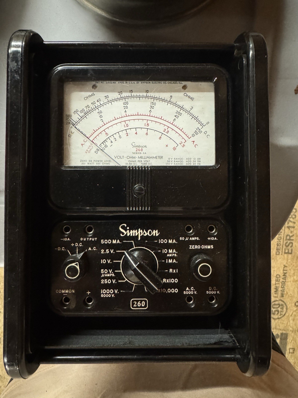 Simson 260 Multimeter From The 50S