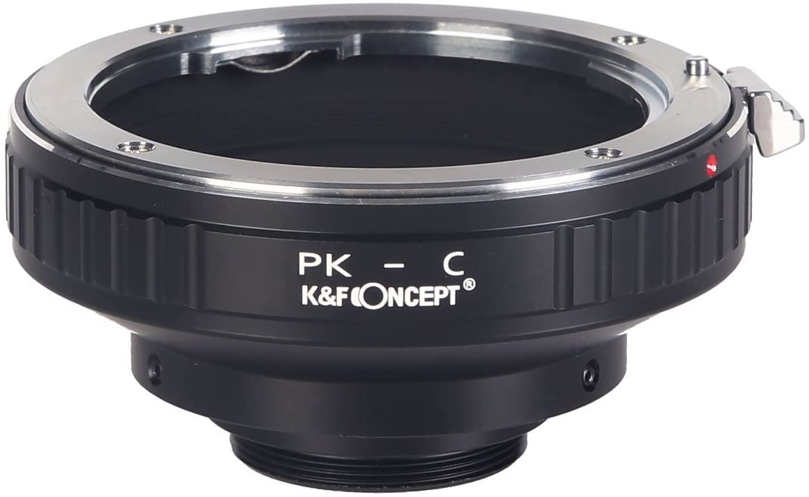 K&F CONCEPT PK-C Pentax PK Lens to CCTV Series Mouth Thread Camera Mount Adapter
