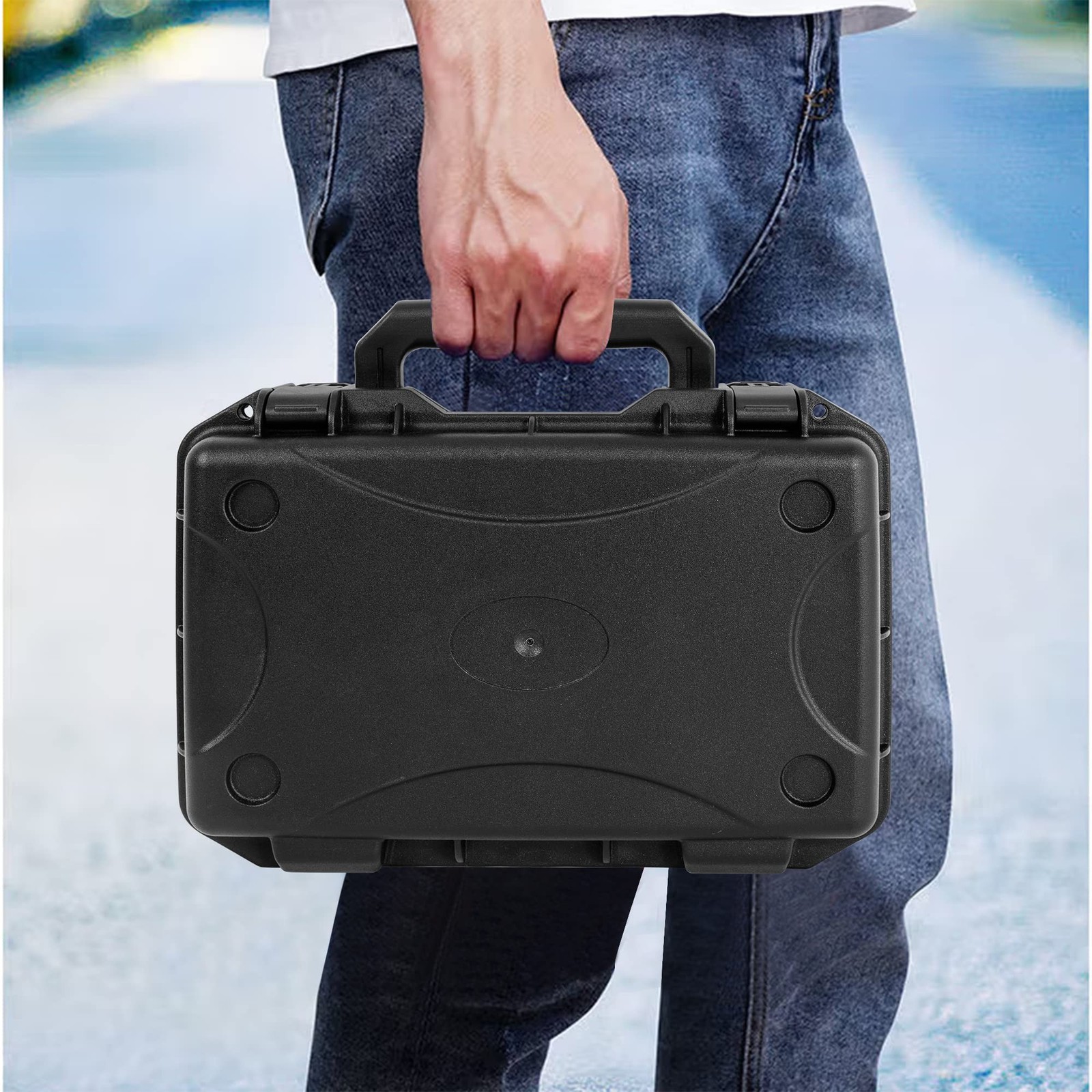 Waterproof Hard Carrying Case,Shockproof Storage Box with Customizable Foam,1...