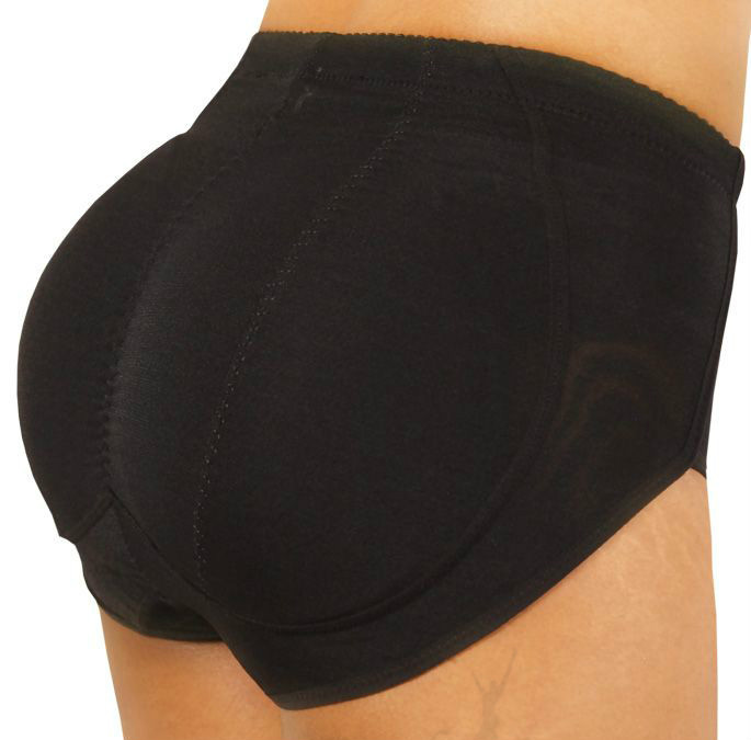 SILICONE BUTT PADDED Brief Panty Underwear Enhancer Buttocks Shapewear Girdle