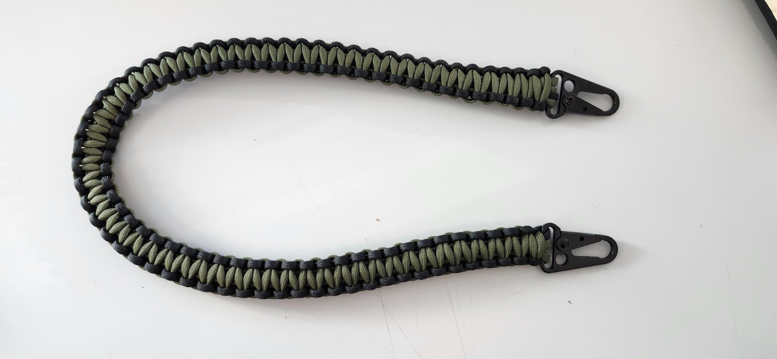 Custom Carry Strap Xtra Thick Paracord Choose Colors, Length, Clips Great Gift
