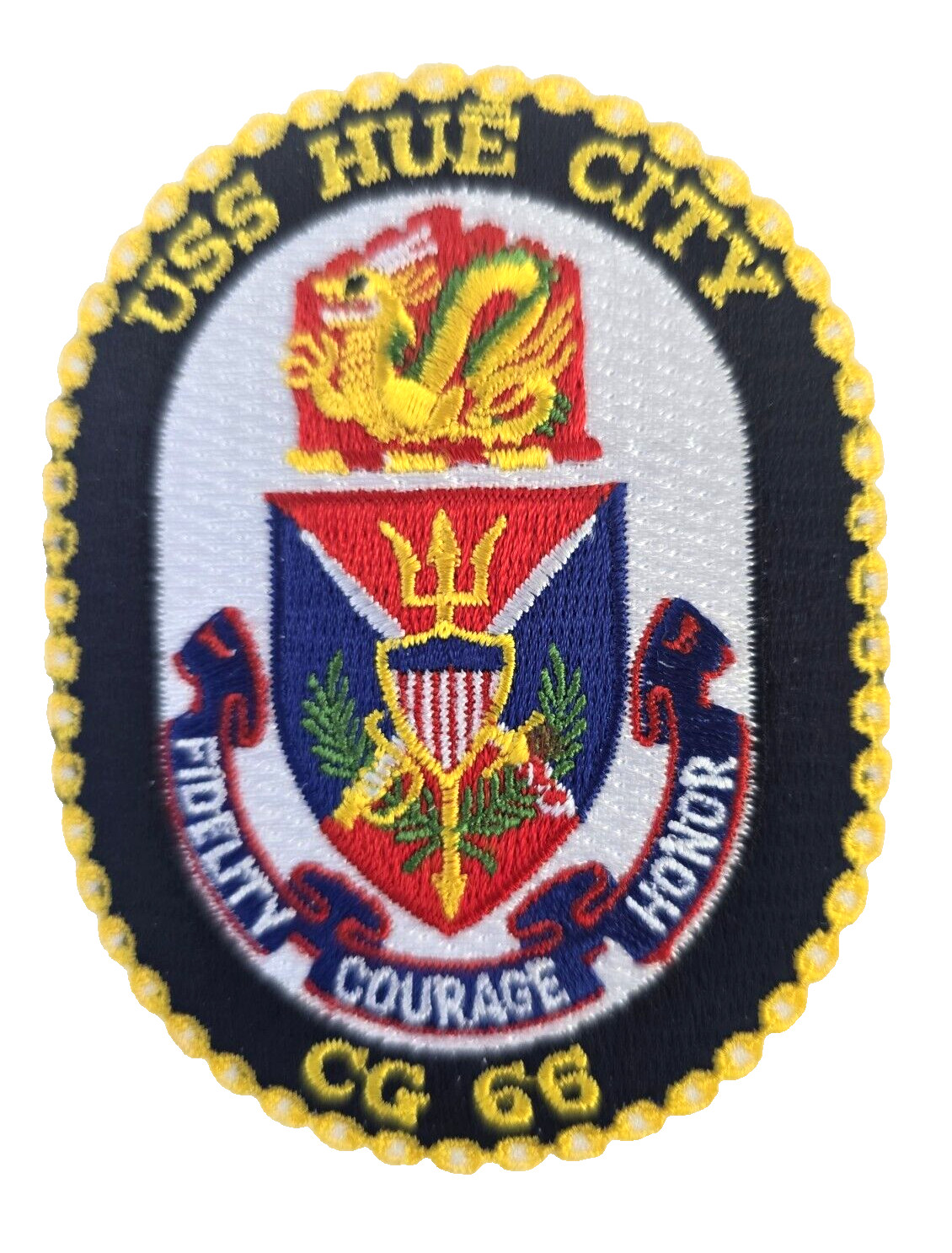 USS Hue City CG 66 Patch Embroidered US Navy Military Patch