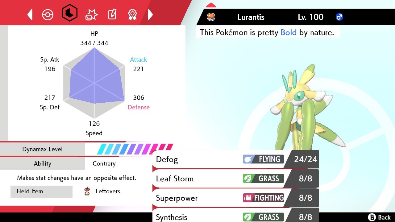 Pokemon Sword and Shield 6iv Shiny Lurantis - FAST DELIVERY!