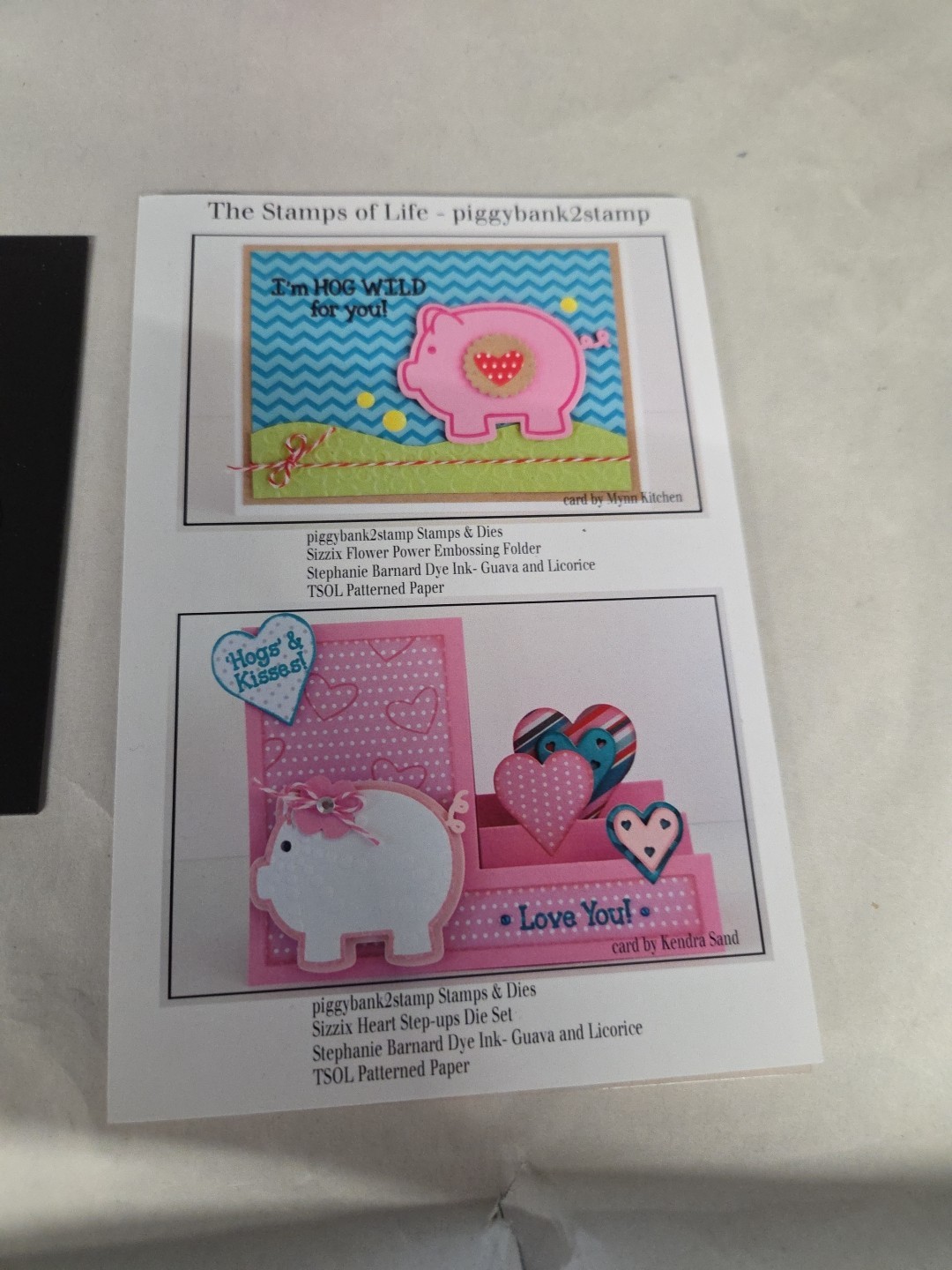 Stamps Of Life Stamp  And Die Set Piggybank2stamp
