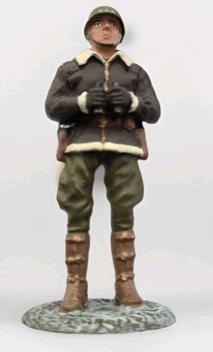 VTG U.S.  General George S Patton Metal Soldier MH1001 Winter 1944-45 With Box