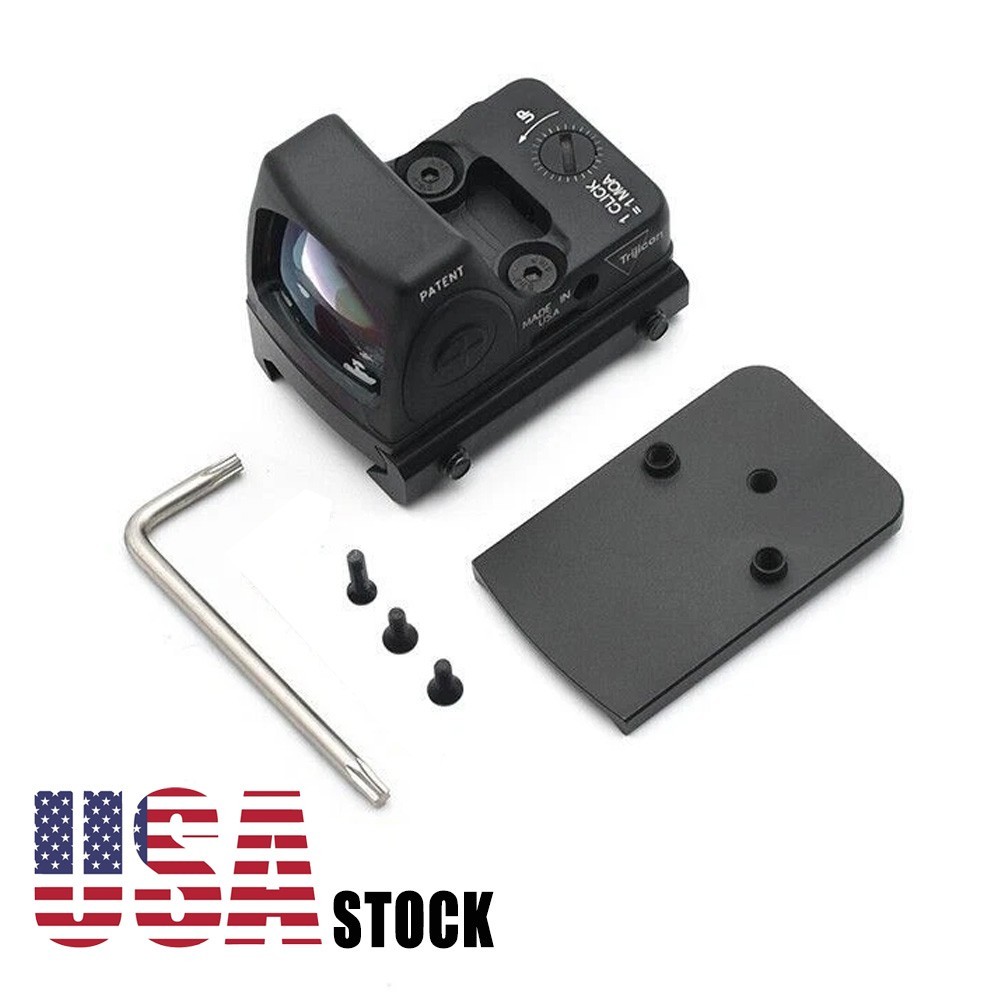 Holy Warrior RMR HRS Type Reflex Red Dot Sight w/ Glock Mount for Hunting Black