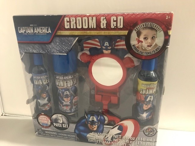 Disney Pixar Cars Groom & Go - Marvel Studios Captain America 5 Piece Set