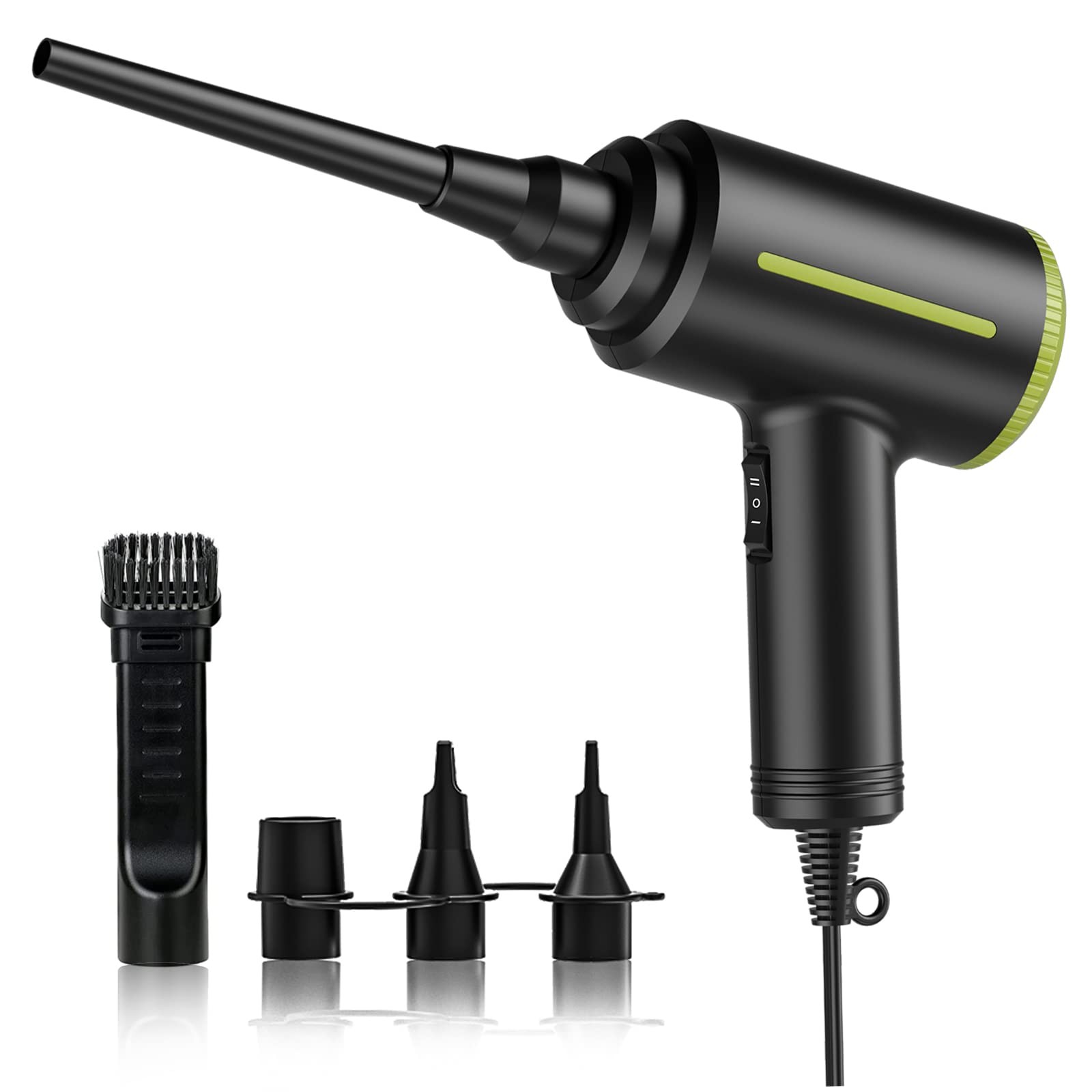 Compressed Blower, Handheld 500W 40000RPM Powerful Cored Duster for Computer ...