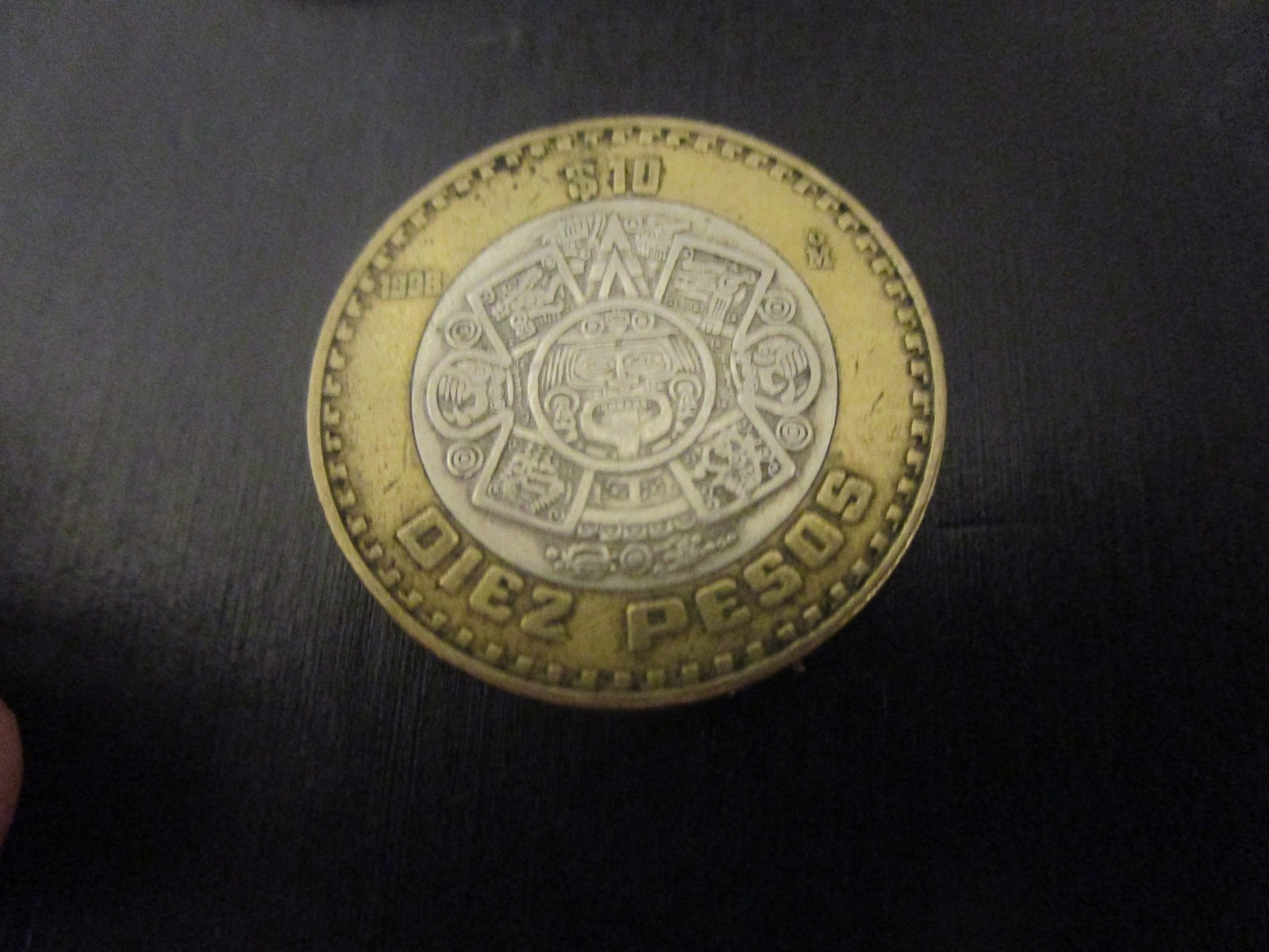 1998 Mexico 10 Pesos
