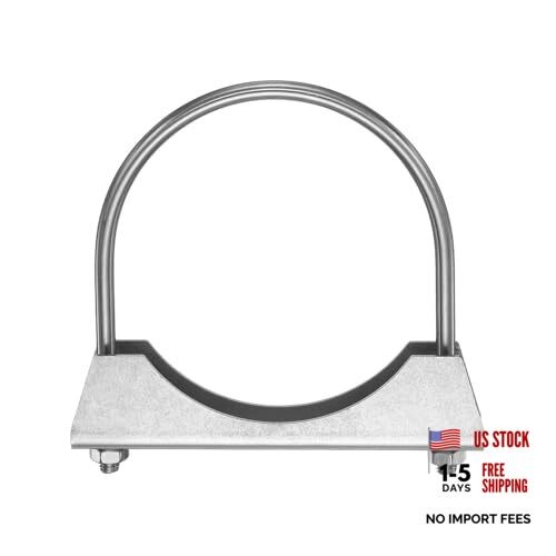 U Bolt Muffler Exhaust Clamp/4.02" 304 Stainless Steel U-Bolt Clamps 102mm