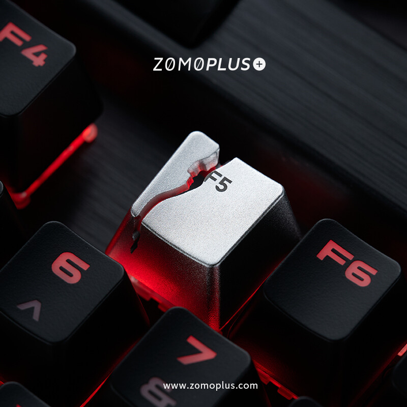 DIY Alloy Single F5 Split Keycap Key Cap Light Transmission For Cherry MX