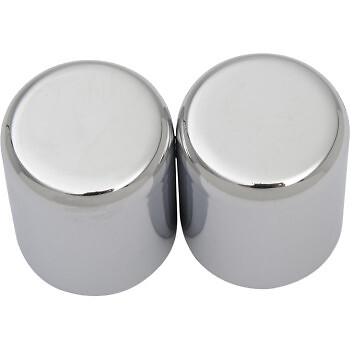 Small Chrome Docking Cover, Drag Specialties For XL Dyna Softail Touring