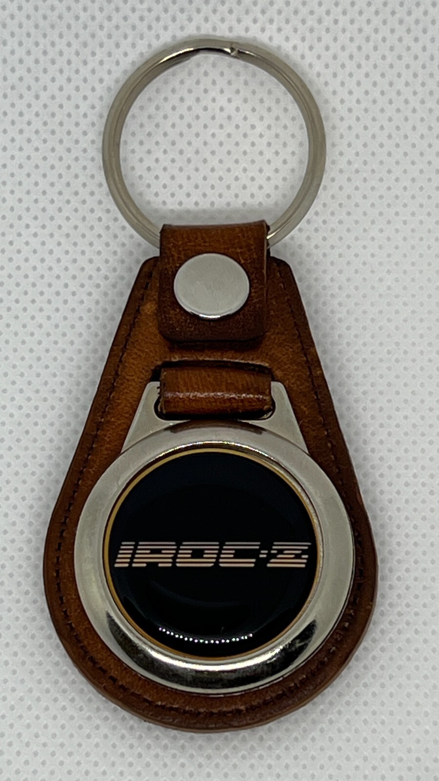 TAN High Quality 100% leather RETRO IROC-Z KEYCHAIN