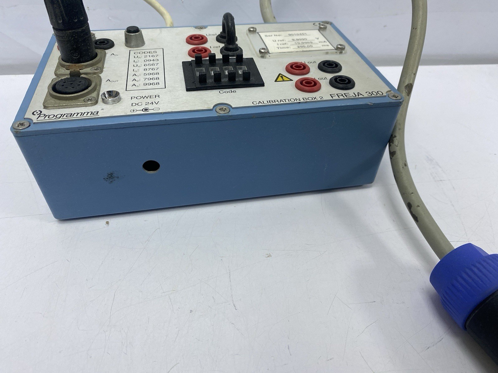 PROGRAMMA FREJA 300 CALIBRATION BOX 2