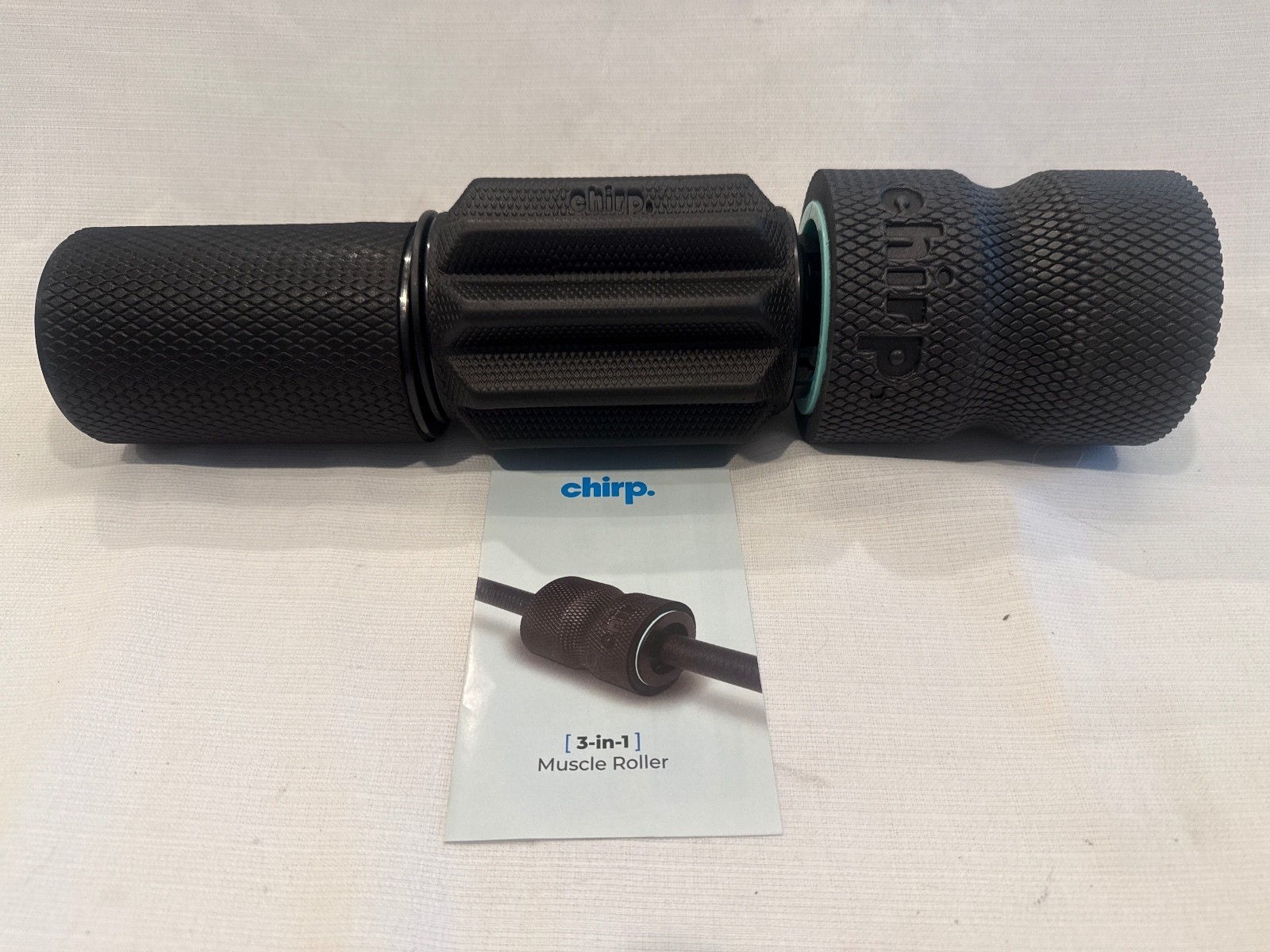 chirp 3-in-1 Muscle Roller with Interchangeable Wheel System