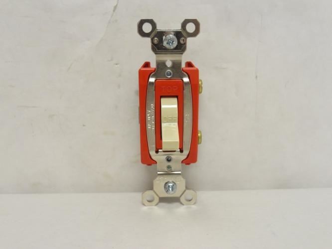 187089 New-No Box; Pass&Seymour PS20AC1-I Toggle Wall Switch; 20A;120/277VAC; 1P