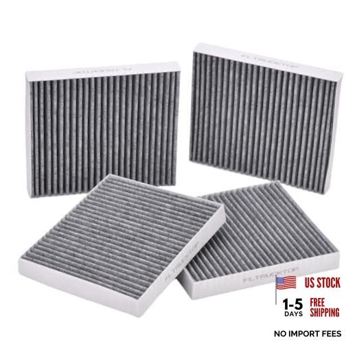 4PCS AF55839 cabin air filter with Activated Carbon - International HV507