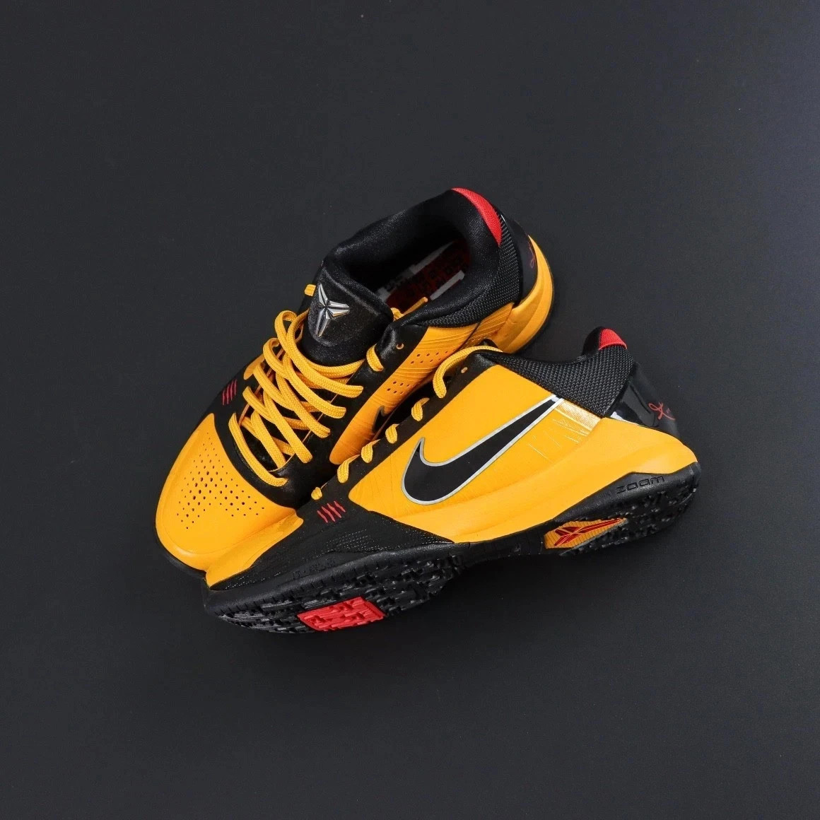 New NK Zoom Kobe ZK5 "Bruce Lee" CD4991-700 Yellow Men's Size US