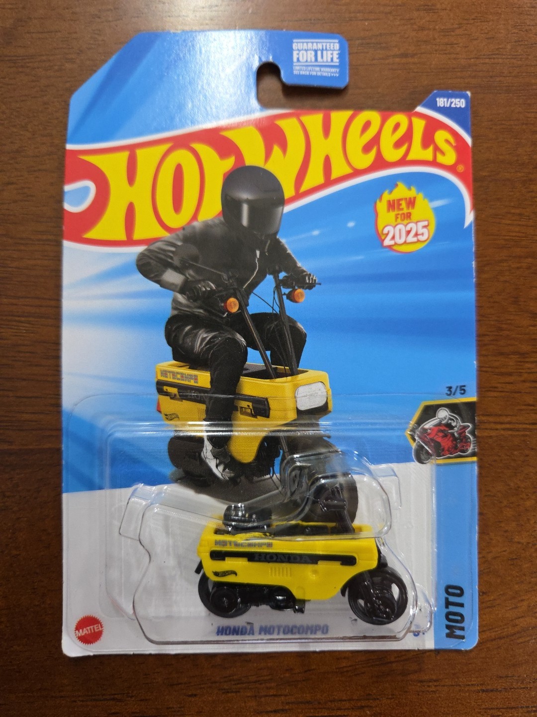2025 Hot Wheels Honda Motocompo HW Moto Yellow 181/250